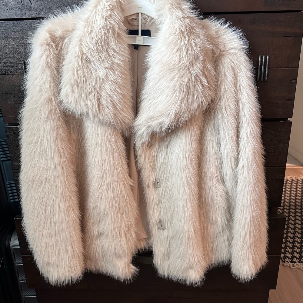 RACHEL Rachel Roy Cream Teddy Jacket